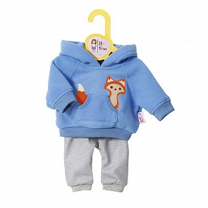 Костюм для кукол высотой 38-46 см., голубой, с вешалкой (Zapf Creation, 870-136)